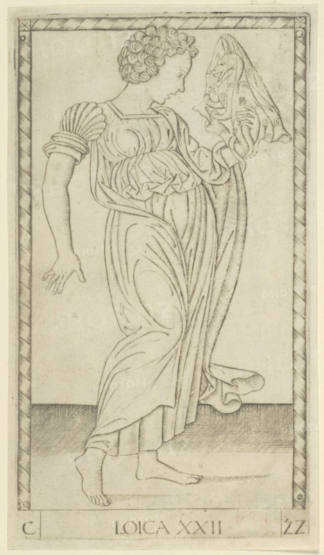Logic, plate 22 from Arts and Sciences, c.1465. Creator: Unknown.