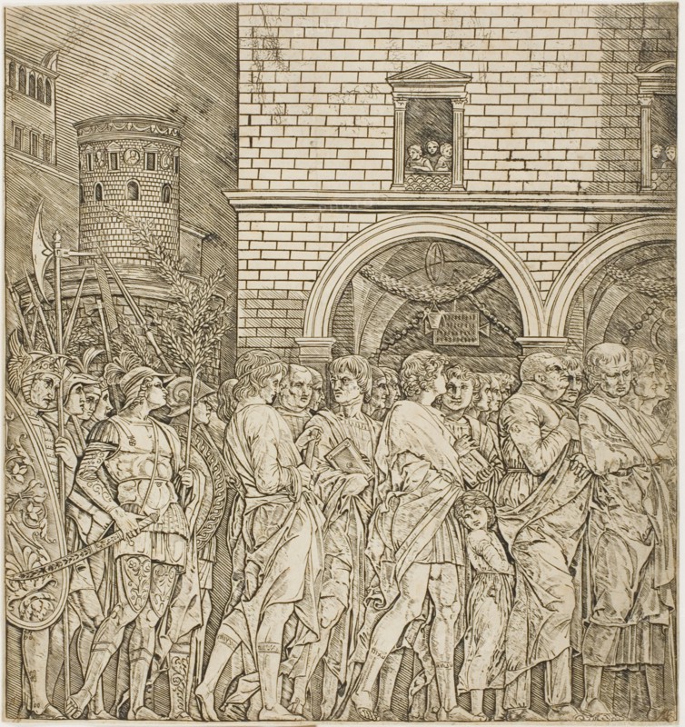 The Senators, from Triumph of Caesar, c.1495. Creator: School of Andrea Mantegna.