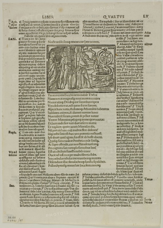 Juno in Hades from P. Ouidij Nasonis poete ingeniosissimi Metamorphoseos Libri, plate...1937. Creators: Unknown, Max Geisberg.