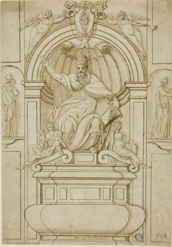 Tomb of Pope Gregory XIV in Saint Peter's, n.d. Creator: Unknown.