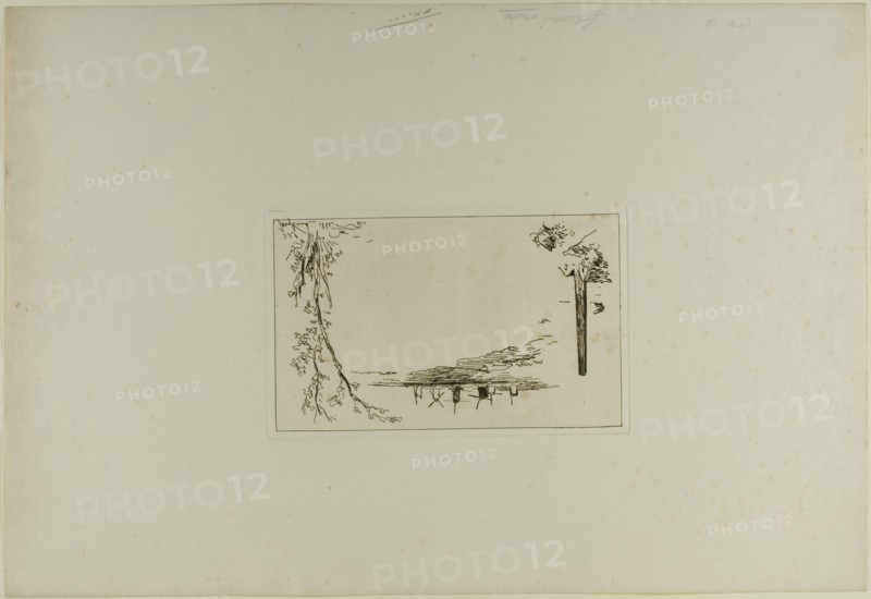 Title Page, from Cahier de six eaux-fortes, vues de Hollande, 1862. Creator: Johan Barthold Jongkind.
