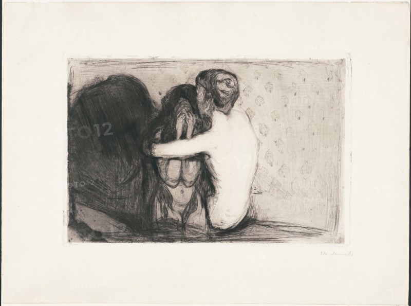 Consolation, 1894. Creator: Edvard Munch.
