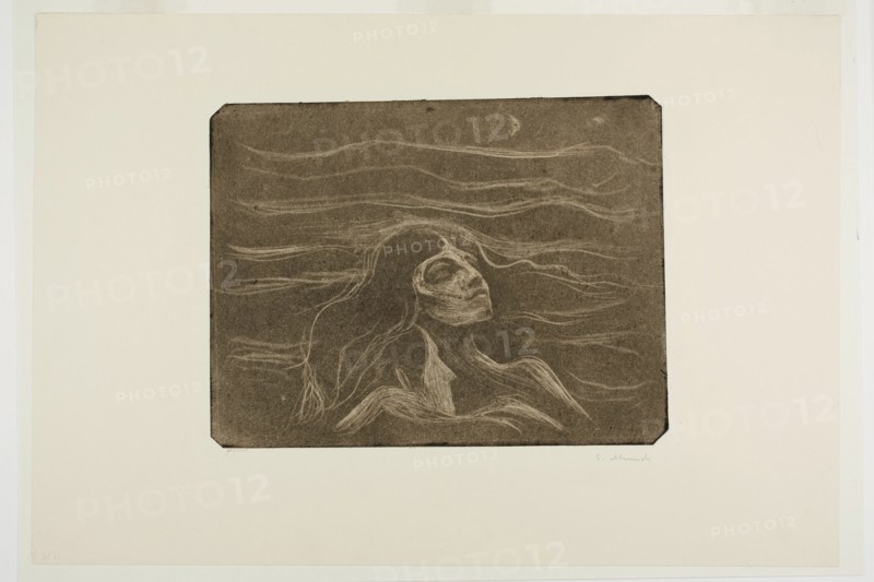 On the Waves of Love, 1896. Creator: Edvard Munch.