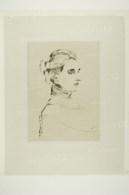 Mrs. Marie Linde, 1902. Creator: Edvard Munch.