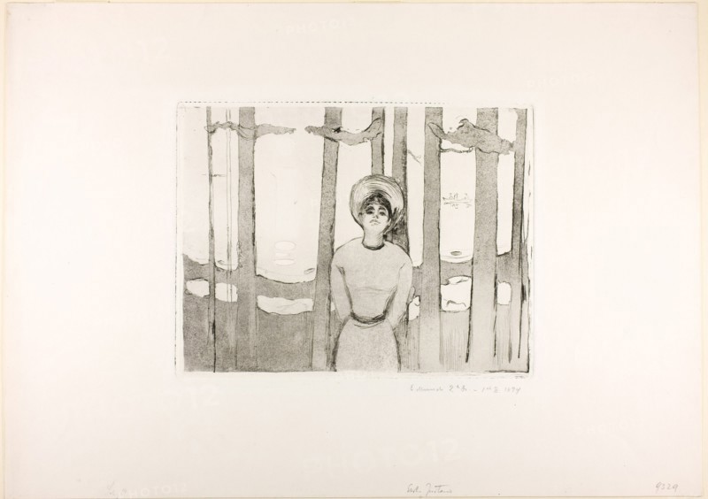 Summernight. The Voice, 1894. Creator: Edvard Munch.