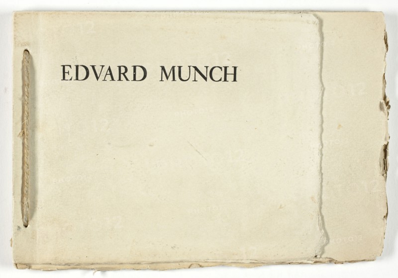 Text, from Meier-Graefe portfolio, published 1895. Creator: Edvard Munch.