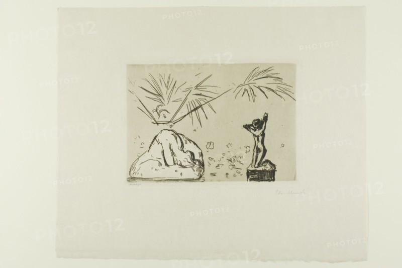 Interior with Sculptures, 1902. Creator: Edvard Munch.