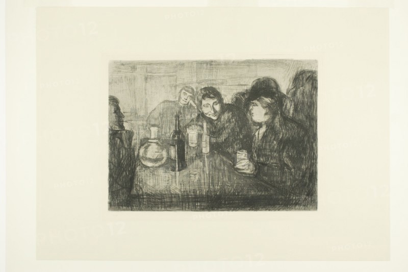 Kristiania Bohemians I, 1895. Creator: Edvard Munch.