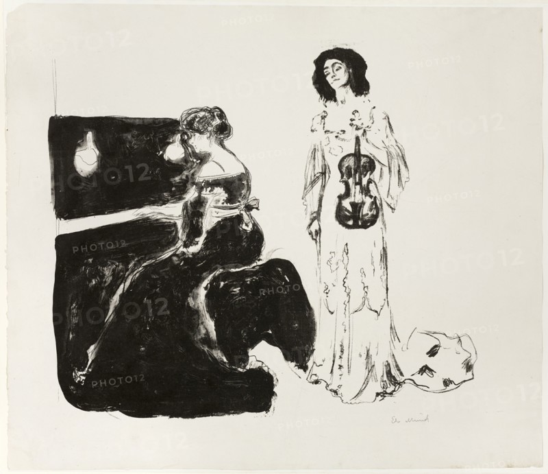 The Violin Concert, 1903. Creator: Edvard Munch.