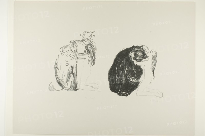 The Bear, from Alpha and Omega, 1908/09. Creator: Edvard Munch.
