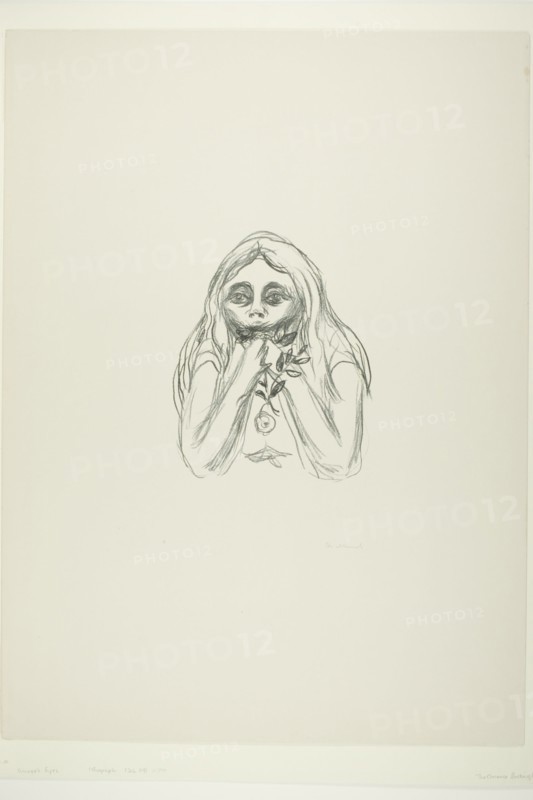 Omega's Eyes, 1908/09. Creator: Edvard Munch.