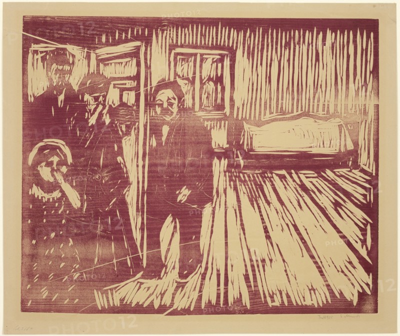 The Smell of Death, 1915. Creator: Edvard Munch.