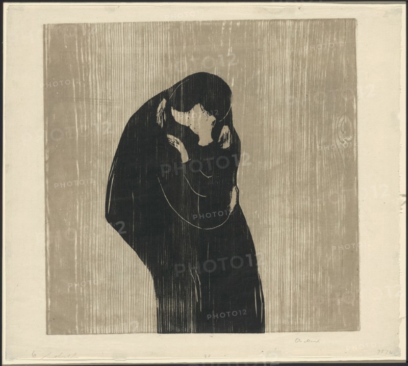 The Kiss IV, 1902. Creator: Edvard Munch.