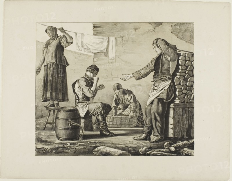 Scenes from Russian Folk Life, n.d. Creator:  Ignatii Stepanovich Shchedrovski.