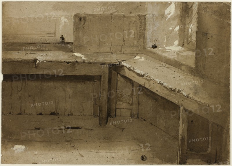Background Study, 1840/50. Creator: David Wilkie.