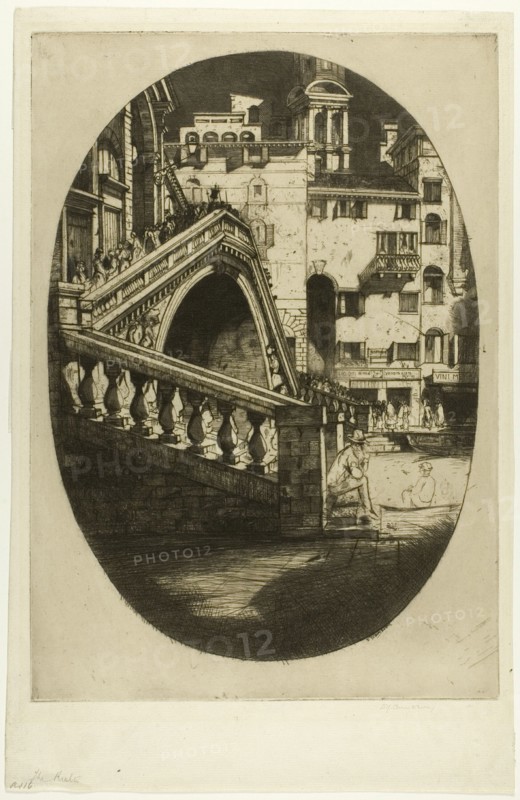 The Rialto, 1900. Creator: David Young Cameron.