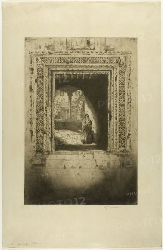 The Abbazia, Venice, 1900. Creator: David Young Cameron.