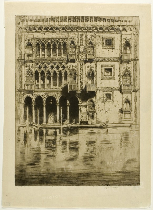 Cá d'Oro, 1900. Creator: David Young Cameron.