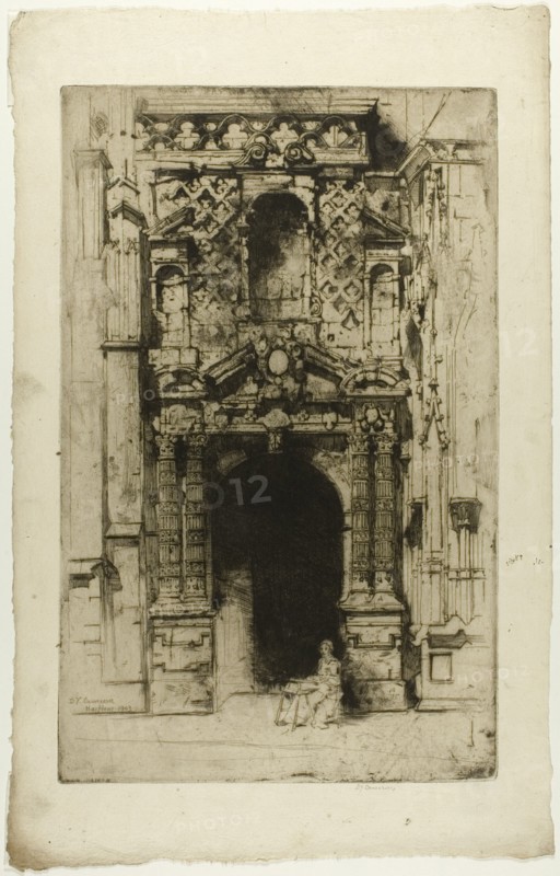Harfleur, 1903. Creator: David Young Cameron.
