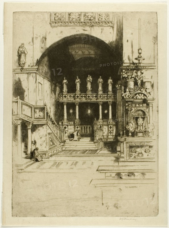 Saint Mark's, No. 3, 1900. Creator: David Young Cameron.