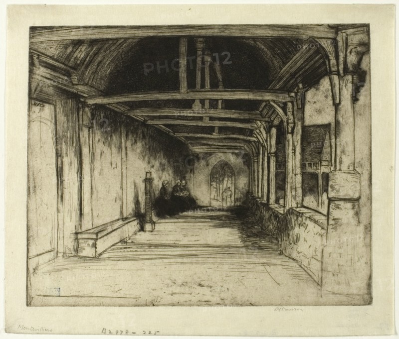Montivilliers, 1903. Creator: David Young Cameron.