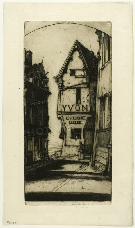Yvon, 1911. Creator: David Young Cameron.