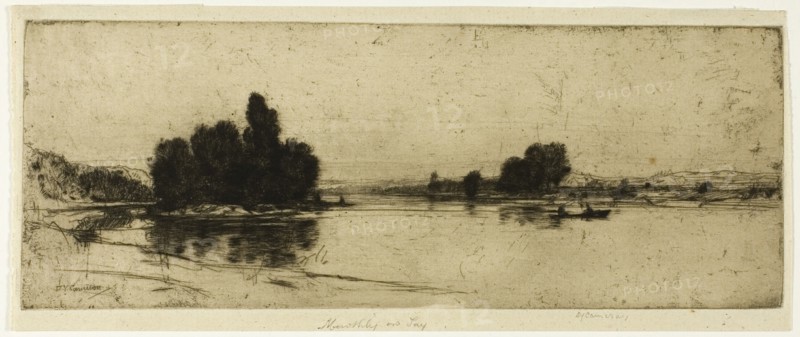 Murthly on the Tay, 1905. Creator: David Young Cameron.