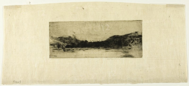 Sketch on the Tay, 1908. Creator: David Young Cameron.