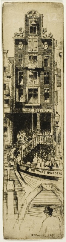 Van der Deevilij, plate six from the North Holland Set, 1892. Creator: David Young Cameron.