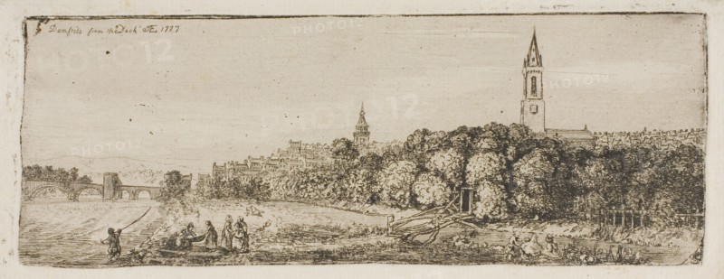 Dumfries from the Dock, 1777. Creator: John Clerk.