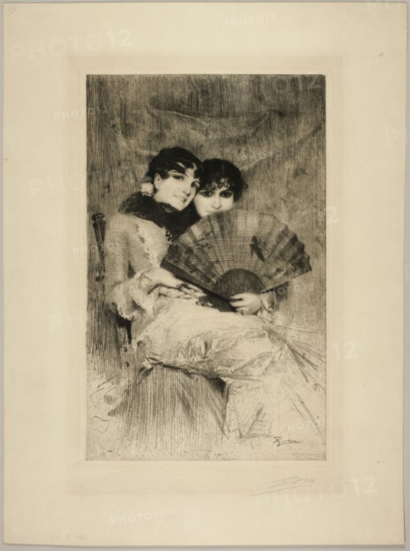 The Cousins, 1883. Creator: Anders Leonard Zorn.