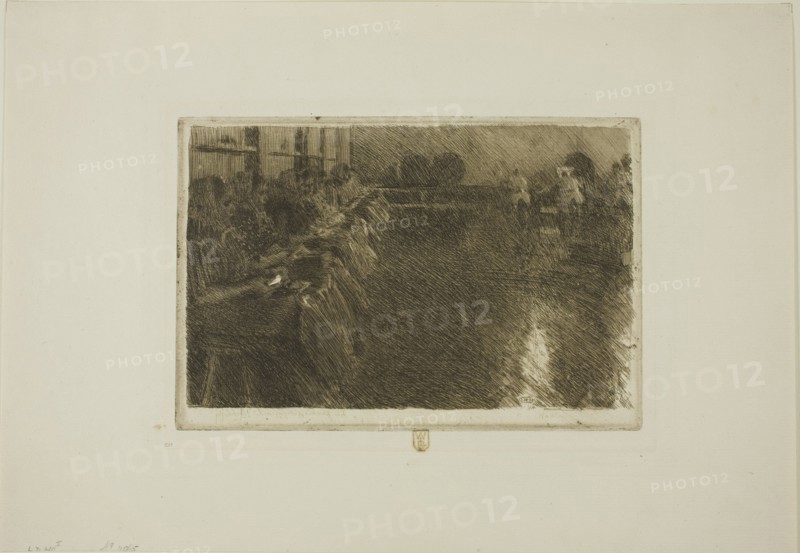The Large Brewery, 1890. Creator: Anders Leonard Zorn.