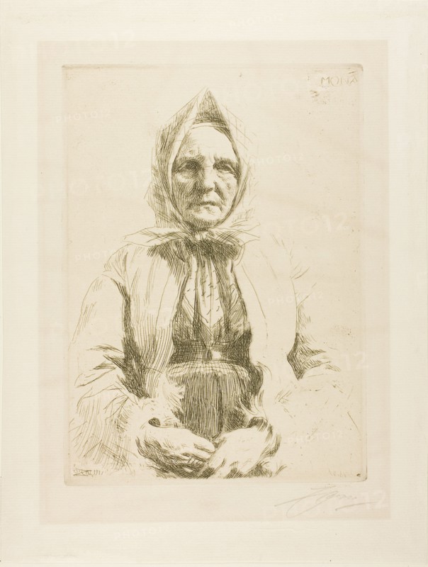 Mona, 1911. Creator: Anders Leonard Zorn.