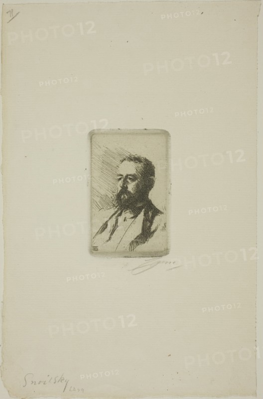 Carl Snoilsky, 1888. Creator: Anders Leonard Zorn.