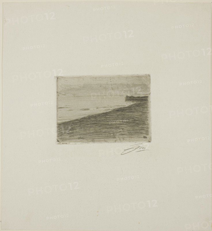 At Folkstone, 1890. Creator: Anders Leonard Zorn.