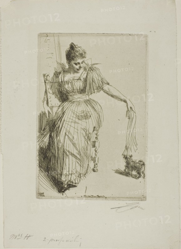 Gerda Hagborg II, 1893. Creator: Anders Leonard Zorn.