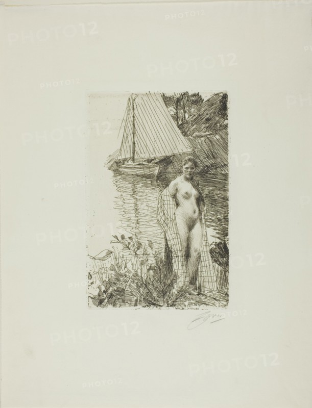 My Model and my Boat, 1894. Creator: Anders Leonard Zorn.