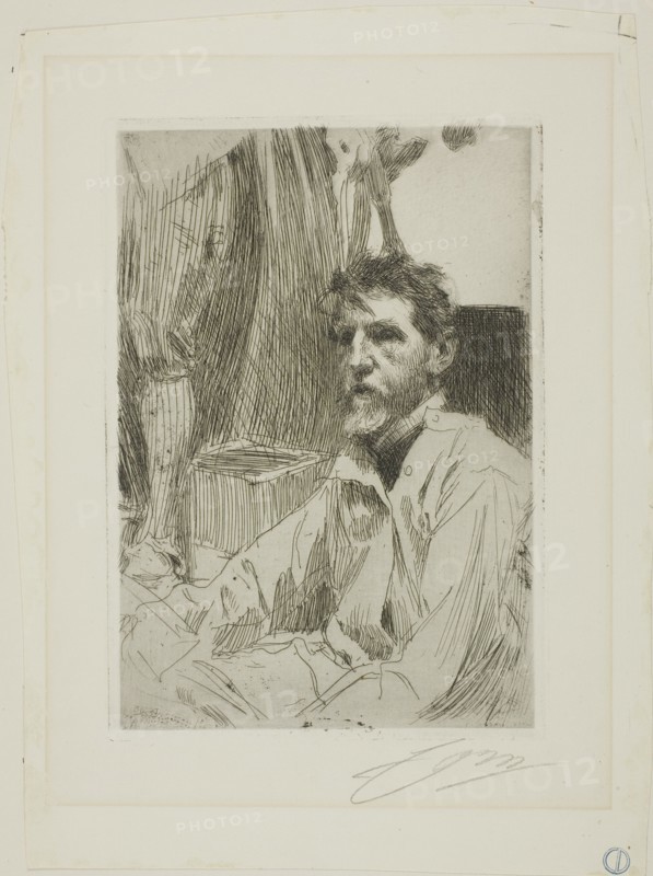 August Saint Gaudens I, 1898. Creator: Anders Leonard Zorn.