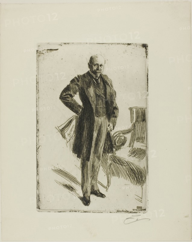 Colonel Lamont I (Whole length), 1900. Creator: Anders Leonard Zorn.