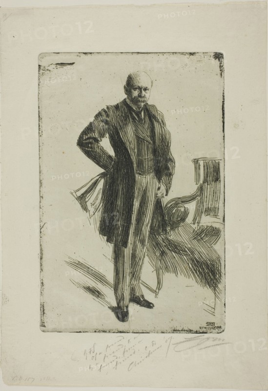 Colonel Lamont I (Whole length), 1900. Creator: Anders Leonard Zorn.