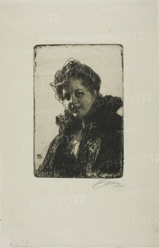 Mrs. Granberg, 1903. Creator: Anders Leonard Zorn.