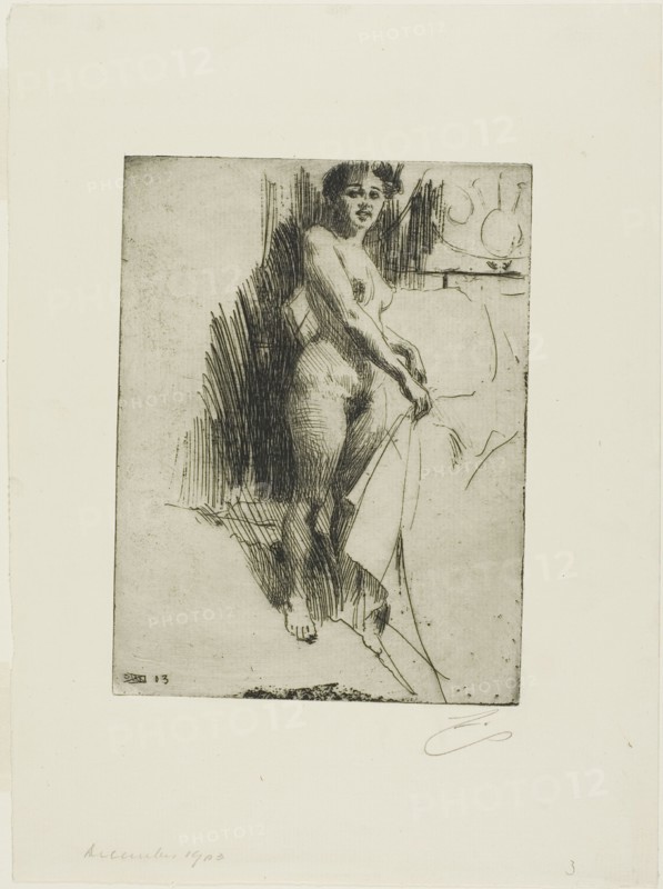 Nanette, 1903. Creator: Anders Leonard Zorn.