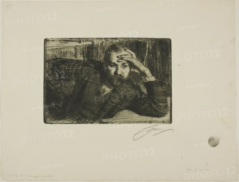 Fredrik Martin, 1907. Creator: Anders Leonard Zorn.