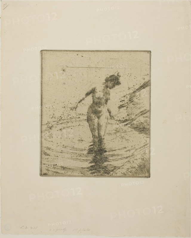 Cercles d'eau I, 1907. Creator: Anders Leonard Zorn.
