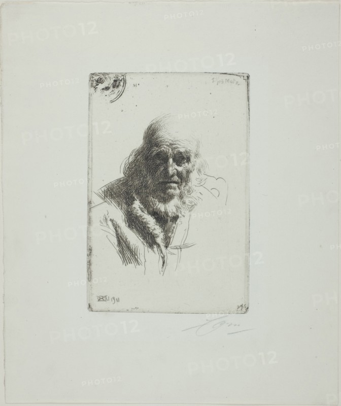 Djos Mats, 1911. Creator: Anders Leonard Zorn.