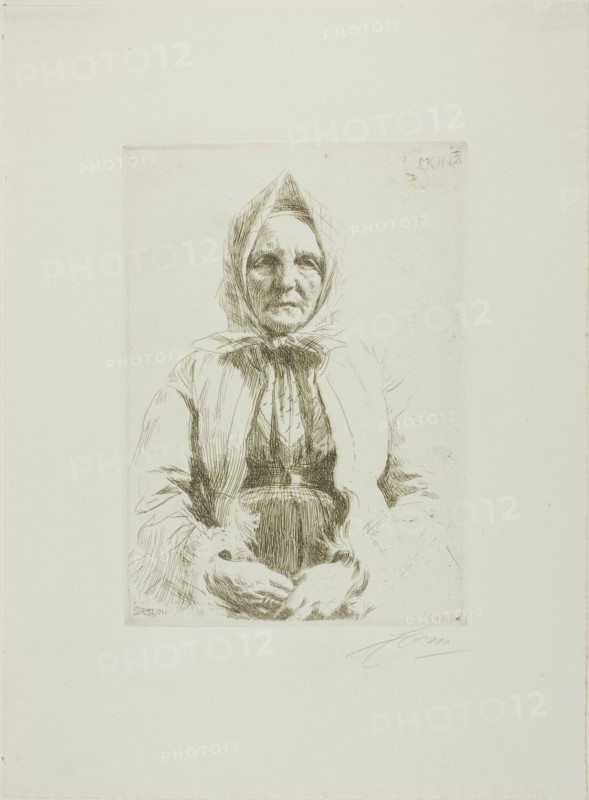 Mona, 1911. Creator: Anders Leonard Zorn.