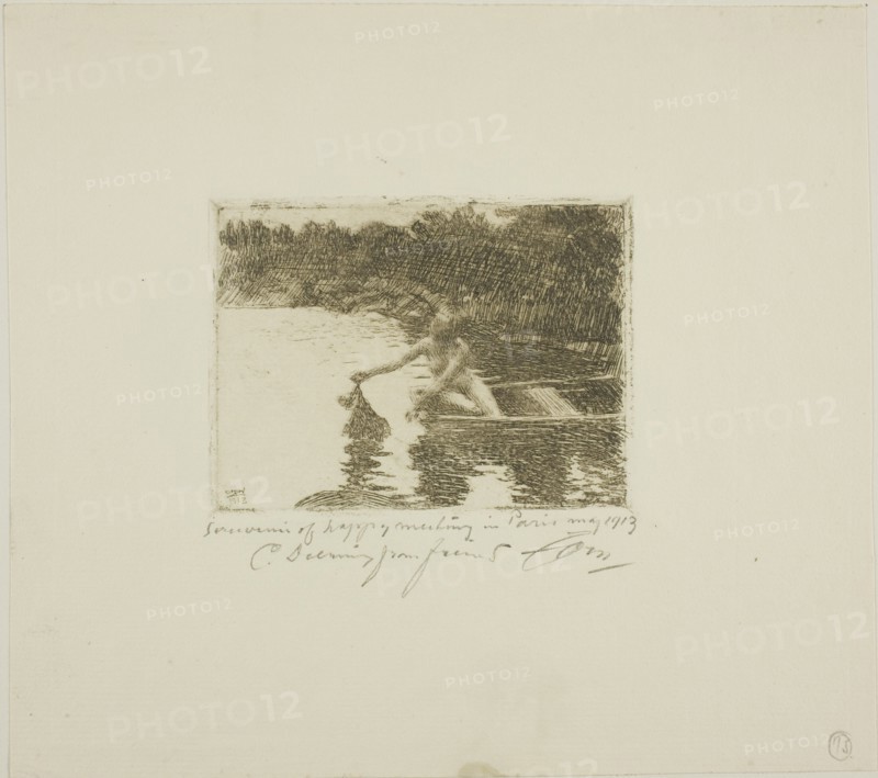 Eka, 1913. Creator: Anders Leonard Zorn.