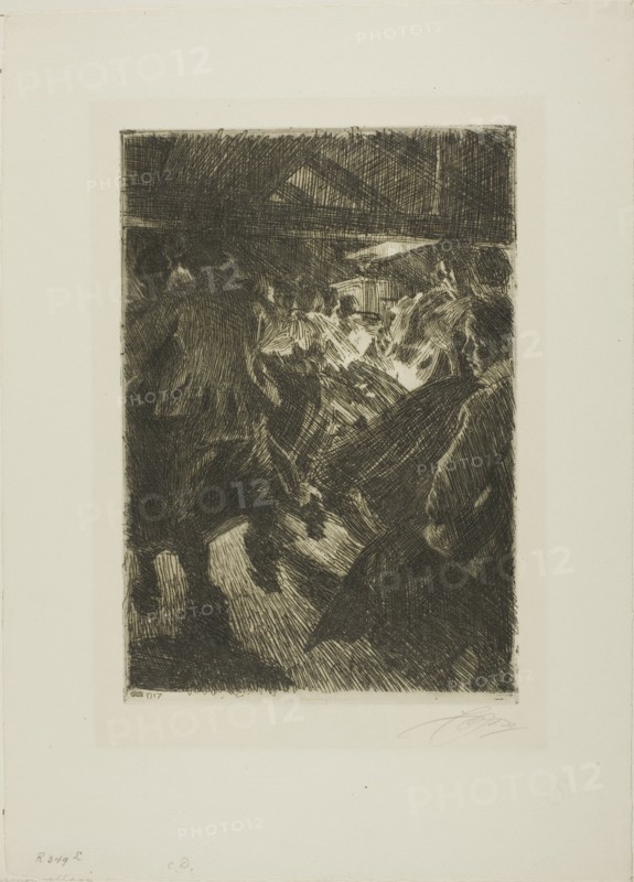 Gopsmor Cottage, 1917. Creator: Anders Leonard Zorn.