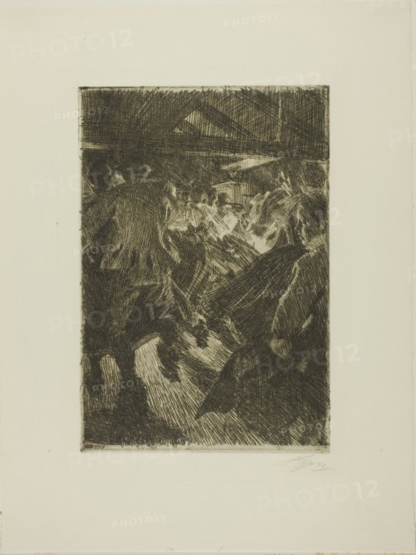 Gopsmor Cottage, 1917. Creator: Anders Leonard Zorn.
