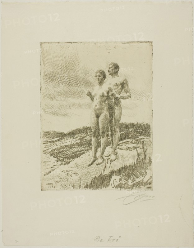 The Two, 1916. Creator: Anders Leonard Zorn.